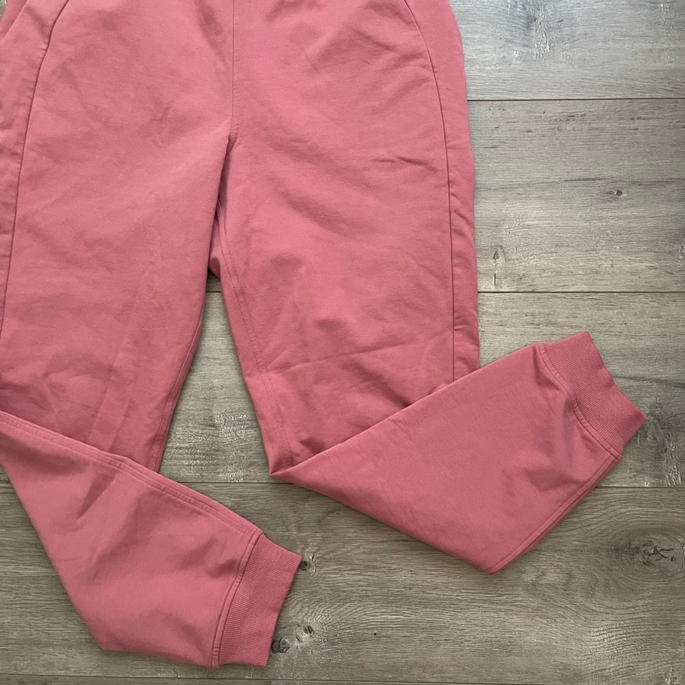 Lululemon Scuba High-Rise French Terry Jogger Women’s Size 8 briar rose pink - Picture 4 of 9